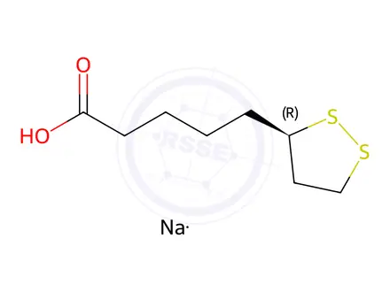 Chemical structure of Thioctic Acid Impurity 19 Sodium Salt