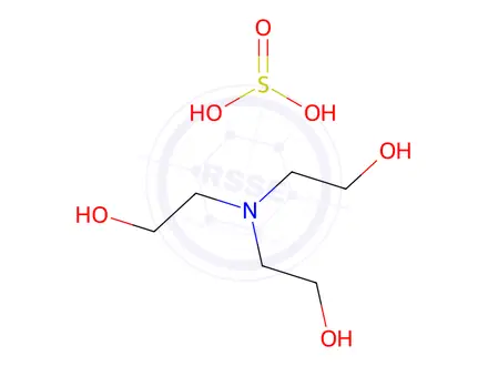 Chemical structure of 2,2',2''-nitrilotriethanol sulphite