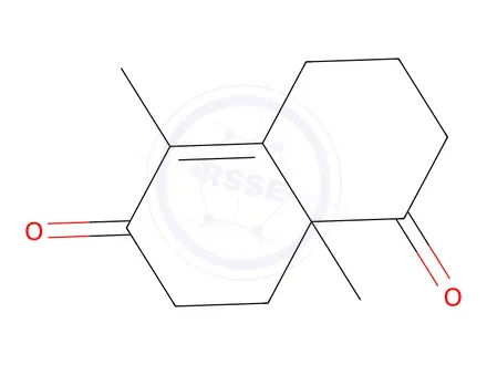 Chemical structure of 5,8a-Dimethyl-3,4,8,8a-tetrahydro-1,6-(2H,7H)-naphthalenedione