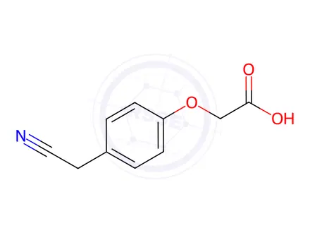 Chemical structure of 2-[4-(Cyanomethyl)phenoxy]acetic acid