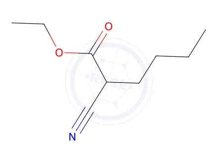 Chemical structure of Ethyl 2-cyanohexanoate