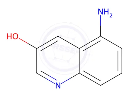 Chemical structure of 5-Aminoquinolin-3-ol
