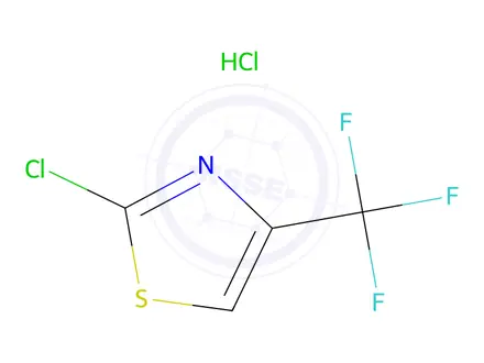 Chemical structure of 2-Chloro-4-(trifluoromethyl)thiazole hydrochloride