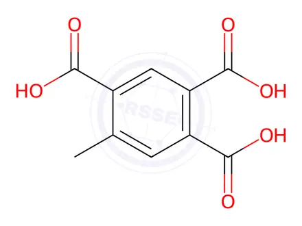 Chemical structure of 5-Methyl-1,2,4-benzenetricarboxylic acid