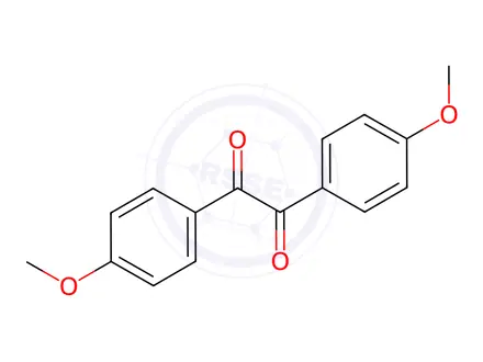 Chemical structure of p-Anisil