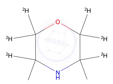 Chemical structure of Morpholine-d8