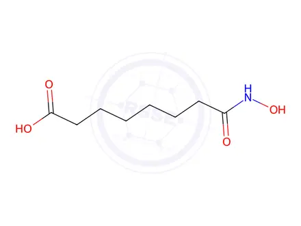 Chemical structure of 8-(Hydroxyamino)-8-oxooctanoic Acid
