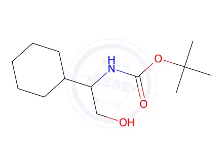 Chemical structure of tert-Butyl (1-cyclohexyl-2-hydroxyethyl)carbamate