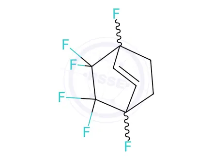 Chemical structure of 1,4,5,5,6,6-Hexafluorobicyclo[2.2.2]oct-2-ene