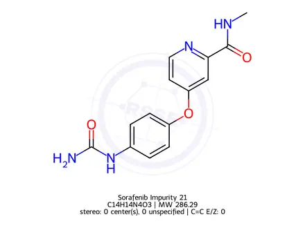 Chemical structure of Sorafenib Impurity O