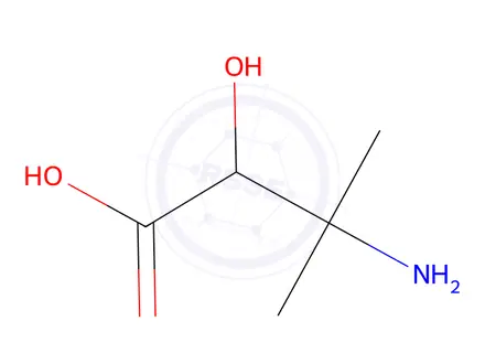 Chemical structure of 3-Amino-2-hydroxy-3-methylbutanoic Acid