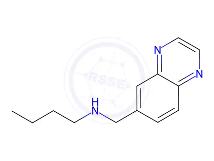 Chemical structure of N-(Quinoxalin-6-ylmethyl)butan-1-amine
