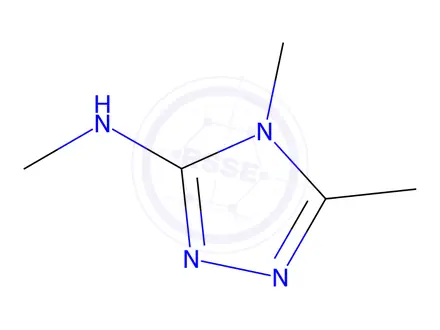 Chemical structure of N,4,5-Trimethyl-4H-1,2,4-triazol-3-amine