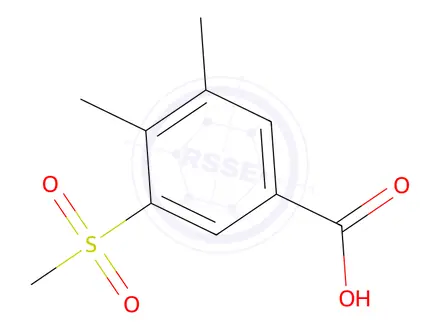 Chemical structure of 3-Methanesulfonyl-4,5-dimethylbenzoic acid