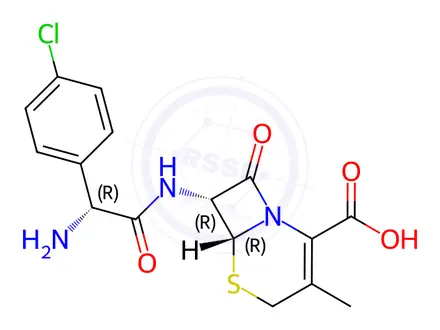 Chemical structure of Chloro Cephalexin