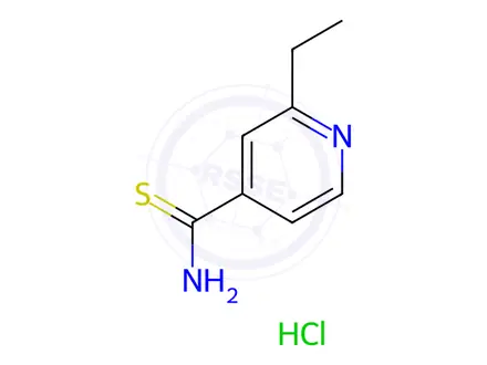 Chemical structure of 2-ethylthioisonicotinamide monohydrochloride