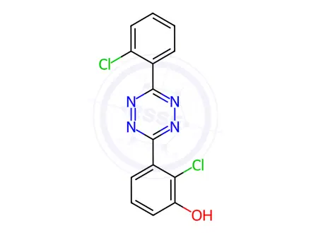 Chemical structure of 3-hydroxy-clofentezine