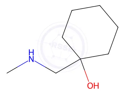 Chemical structure of 1-((Methylamino)methyl)cyclohexan-1-ol