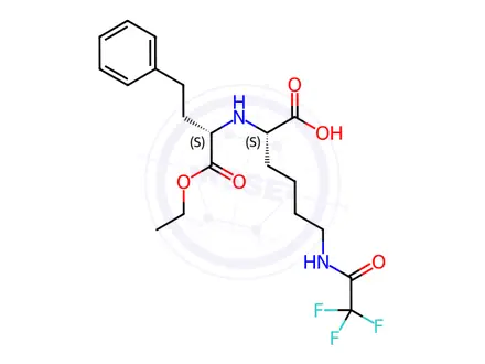 Chemical structure of Lisinopri Impurity 18