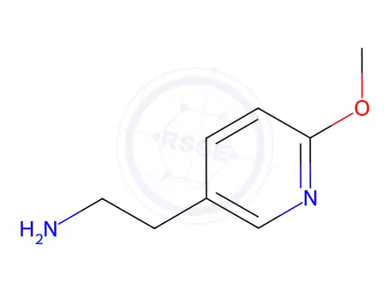 Chemical structure of 2-(6-Methoxypyridin-3-yl)ethanamine
