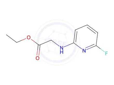 Chemical structure of Ethyl (6-fluoropyridin-2-yl)glycinate