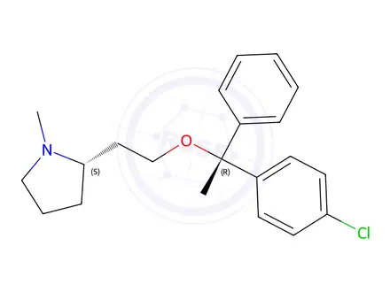 Chemical structure of Clemastine Impurity 8