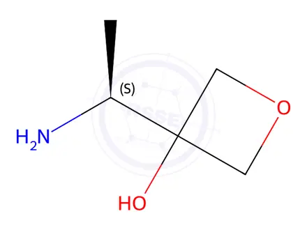 Chemical structure of 3-Oxetanol, 3-[(1S)-1-aminoethyl]-