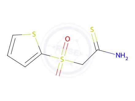 Chemical structure of 2-[(Thien-2-yl)sulphonyl]ethanethioamide