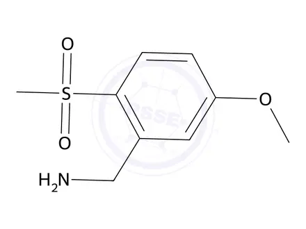 Chemical structure of 2-Methanesulfonyl-5-methoxy-benzylamine