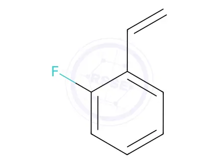 Chemical structure of 2-Fluorostyrene
