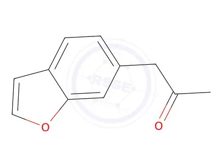 Chemical structure of 1-(6-Benzofuranyl)-2-propanone