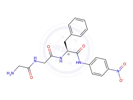 Chemical structure of Glycylglycyl-N-(4-nitrophenyl)-L-phenylalaninamide