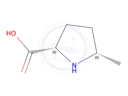 Chemical structure of (2S,5S)-5-Methylpyrrolidine-2-carboxylic acid hydrochloride