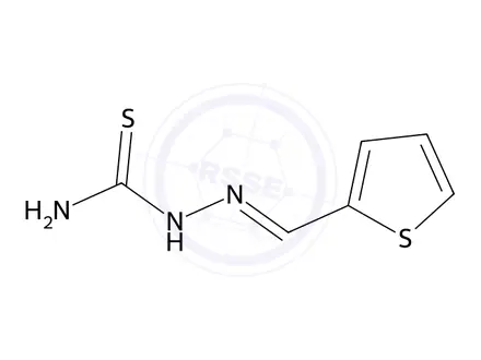 Chemical structure of 2-(Thiophen-2-ylmethylene)hydrazine-1-carbothioamide