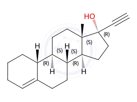 Chemical structure of Lynestrenol EP Impurity B