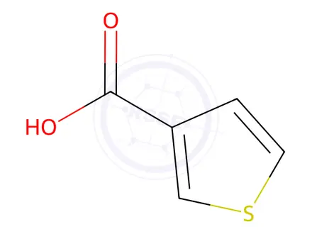 Chemical structure of 3-Thiophenecarboxylic Acid