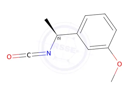 Chemical structure of (S)-1-(1-Isocyanatoethyl)-3-methoxybenzene