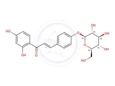 Chemical structure of Isoliquiritin