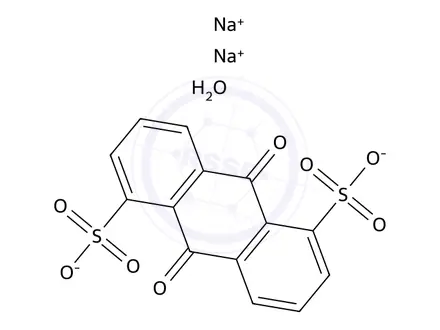 Chemical structure of Anthraquinone-1,5-disulfonic Acid Disodium Salt Hydrate