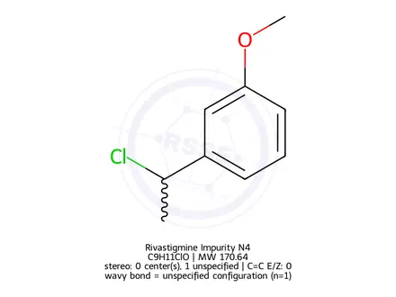 Chemical structure of Rivastigmine Impurity N4