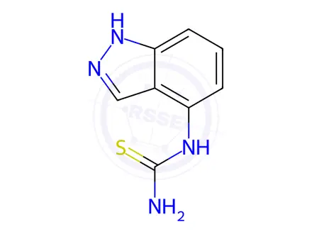 Chemical structure of 1-(1H-indazol-4-yl)thiourea