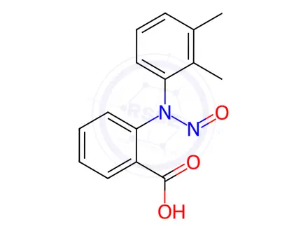 Chemical structure of N-2,3-Xylyl-N-nitrosoanthranilic Acid