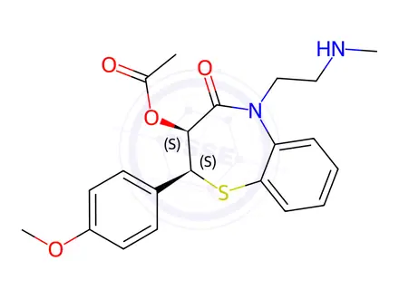 Chemical structure of Diltiazem EP Impurity D