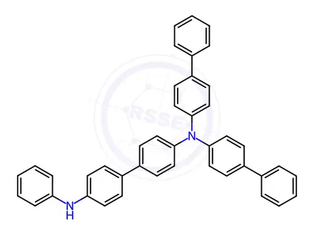 Chemical structure of N4,N4-Di([1,1'-biphenyl]-4-yl)-N4'-phenyl-[1,1'-biphenyl]-4,4'-diamine