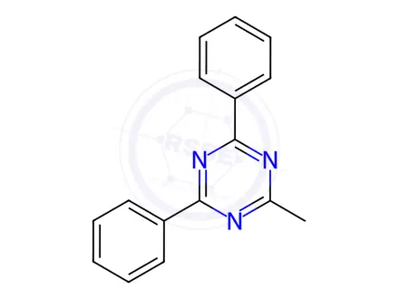 Chemical structure of 2,4-Diphenyl-6-methyl-1,3,5-triazine