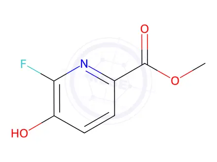 Chemical structure of Methyl 6-fluoro-5-hydroxypicolinate