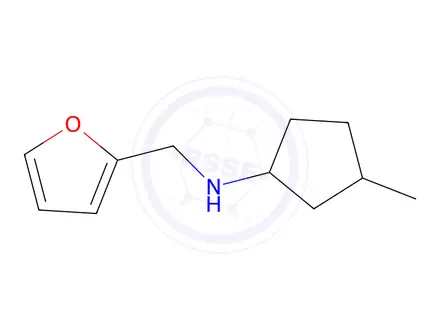 Chemical structure of n-(Furan-2-ylmethyl)-3-methylcyclopentan-1-amine