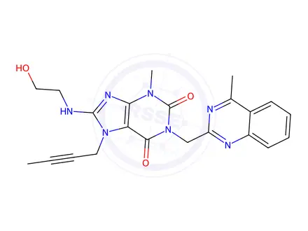 Chemical structure of Linagliptin EP Impurity B