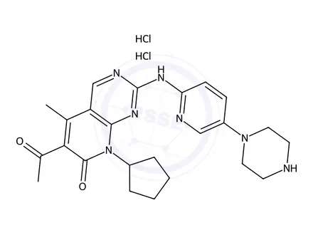 Chemical structure of Palbociclib Hydrochloride (20:37)