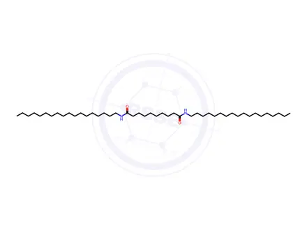 Chemical structure of N,N'-dioctadecylsebacamide